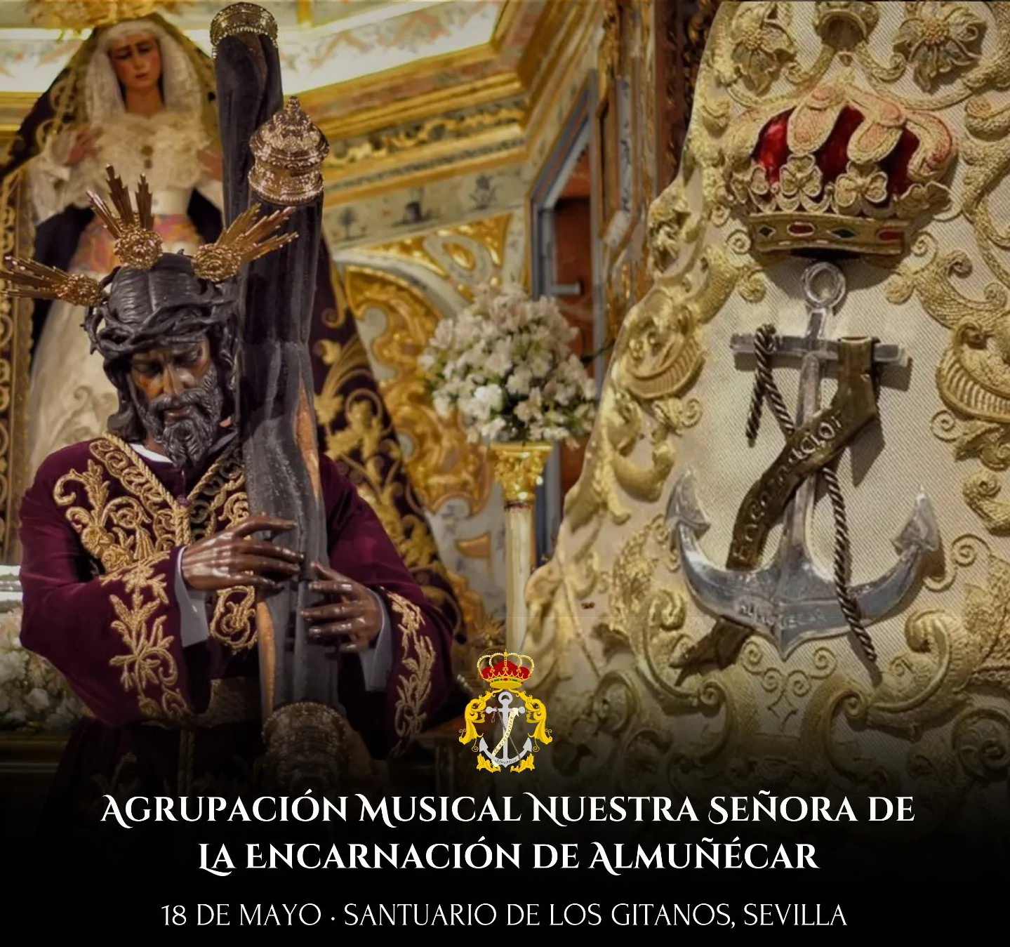 La Agrupación Musical Nuestra Señora de la Encarnación sonará en la Basílica de la Hermandad de los Gitanos de Sevilla